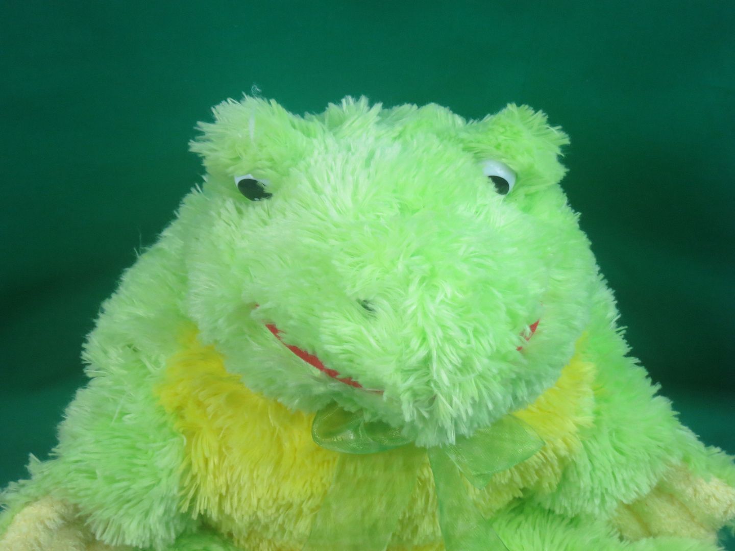 pillow frog plush